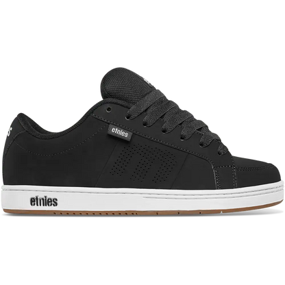 Etnies Mens Kingpin Black White Gum Shoes