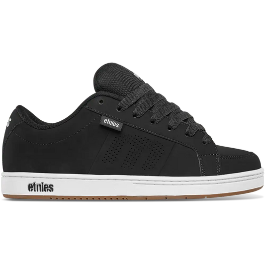 Etnies Mens Kingpin Black White Gum Shoes