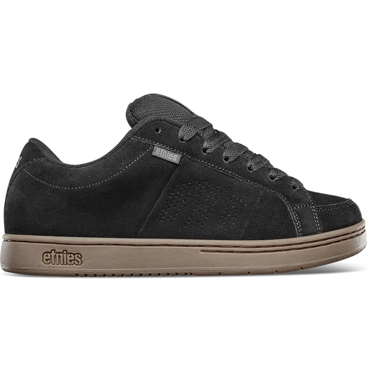 Etnies Mens Kingpin Black Dark Grey Gum Shoes