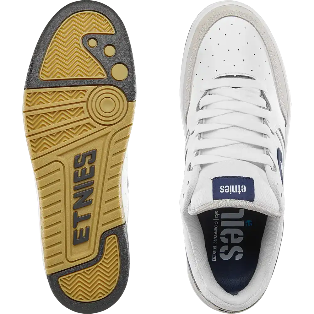 Etnies Mens Loot White Navy Shoes