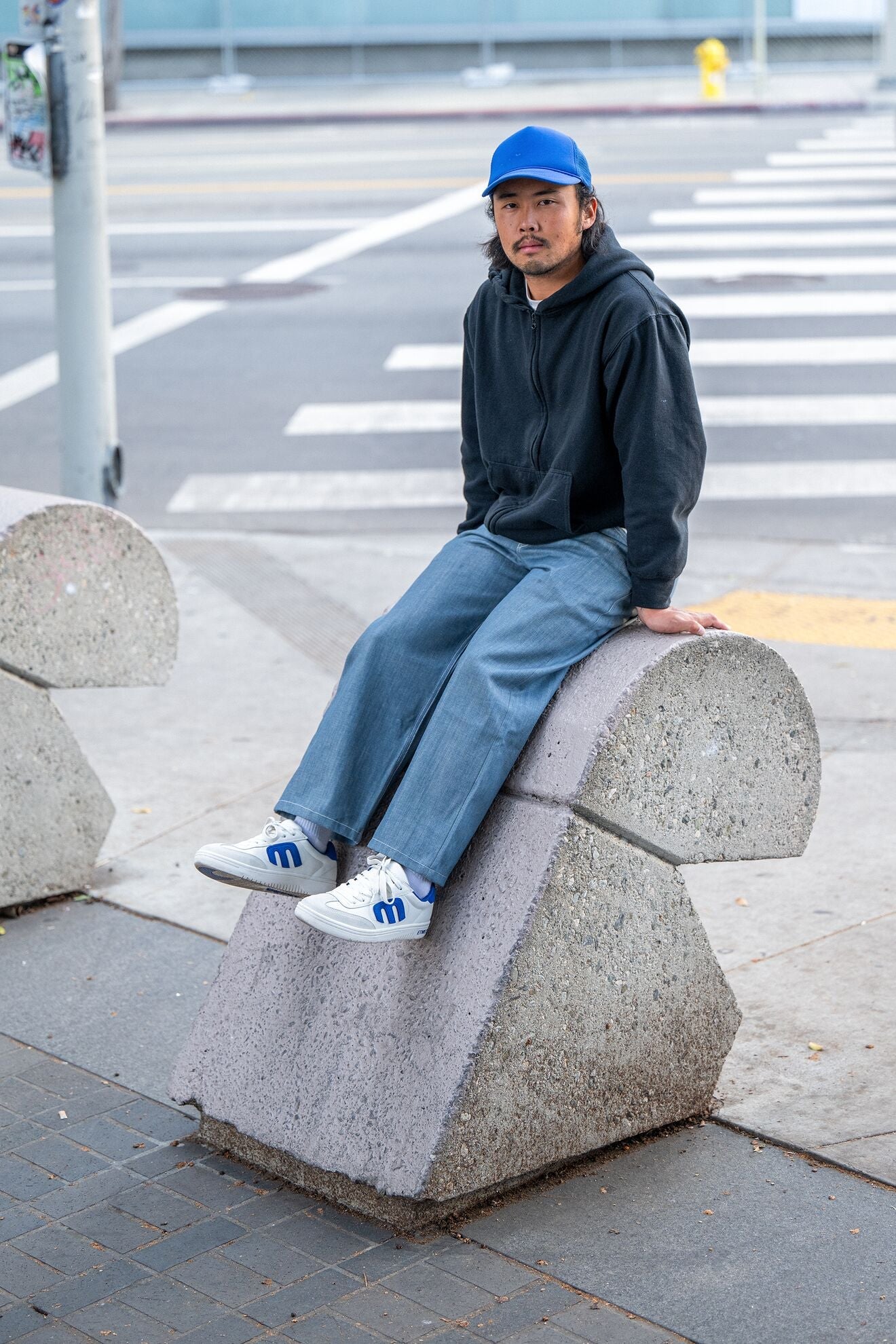 Etnies Mens Locut White Blue Shoes