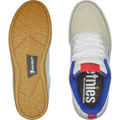 Etnies Mens Marana Michelin White Blue Red Shoes