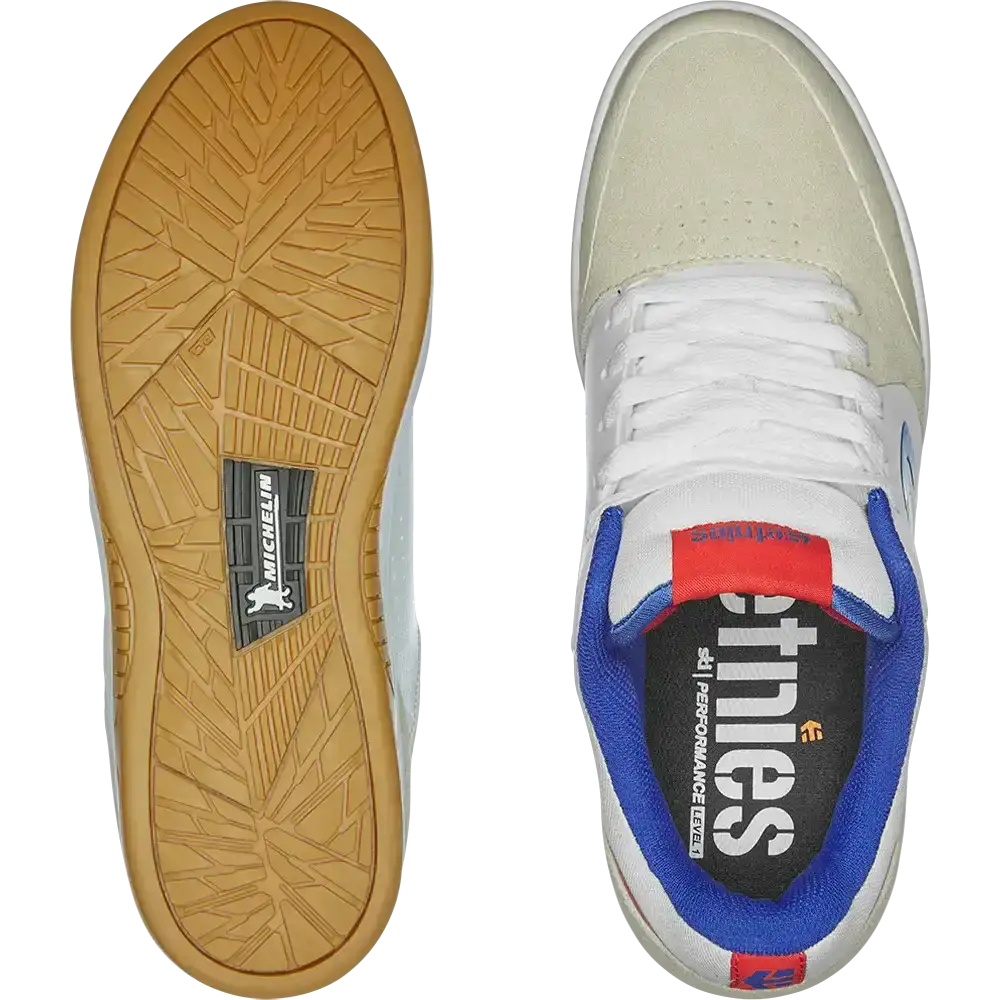 Etnies Men's Marana Michelin White/Blue/Red Shoes