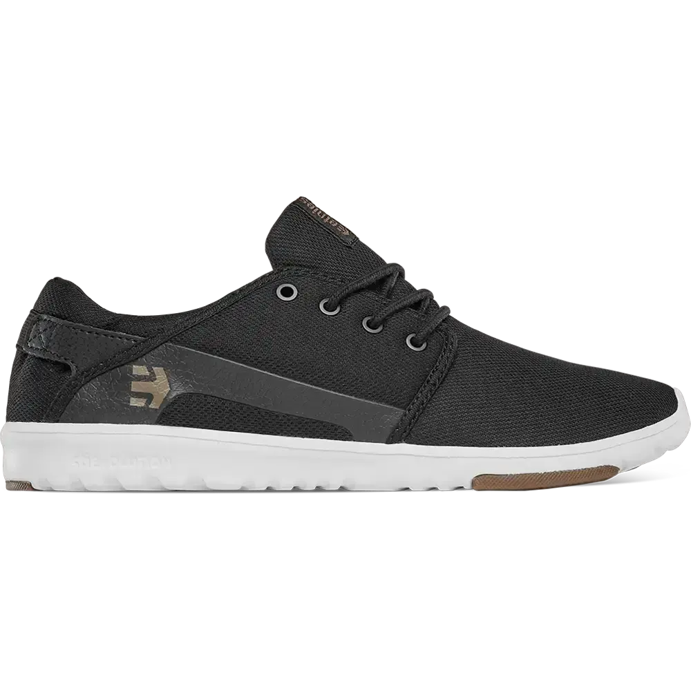 Etnies Men's Scout Black/White/Gum Shoes