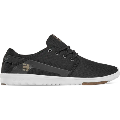 Etnies Men's Scout Black/White/Gum Shoes