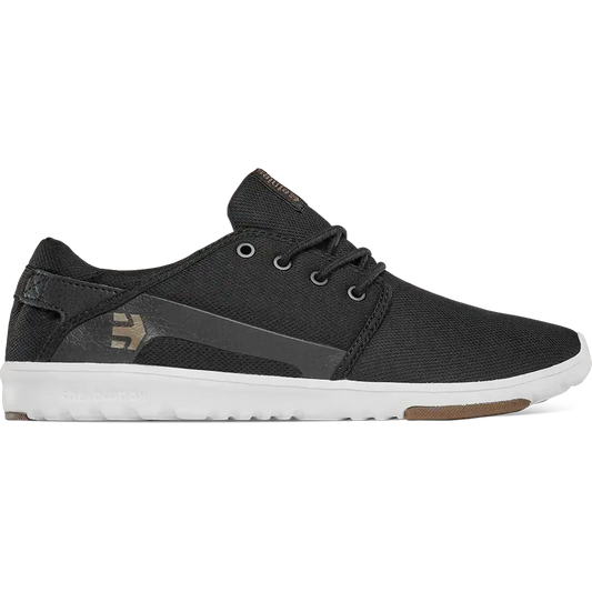 Etnies Men's Scout Black/White/Gum Shoes