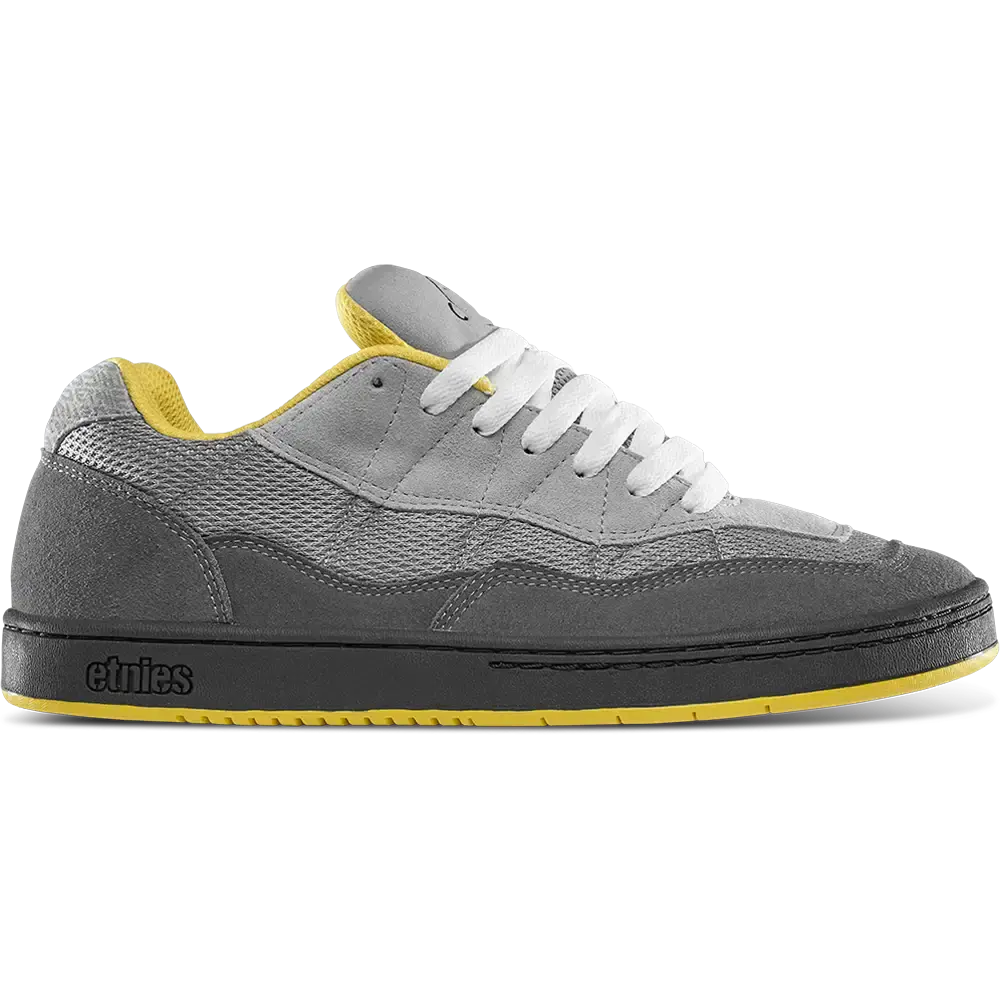 Etnies Men's Snake Grey/Grey/Yellow Shoes