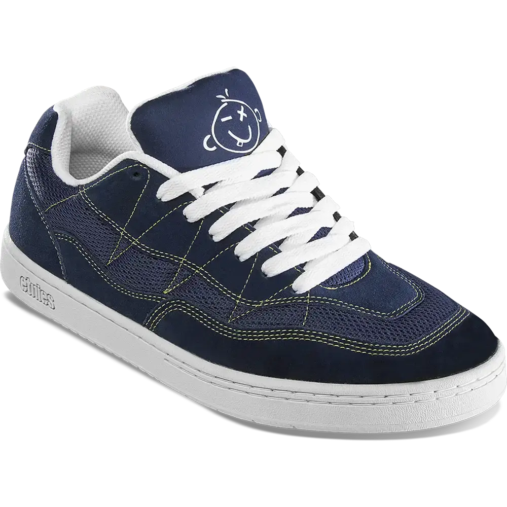 Etnies Men's Snake Navy/White/Yellow Shoes