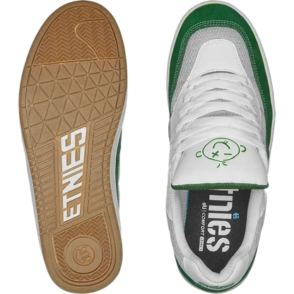Etnies Men's Snake Green/White/Grey Shoes