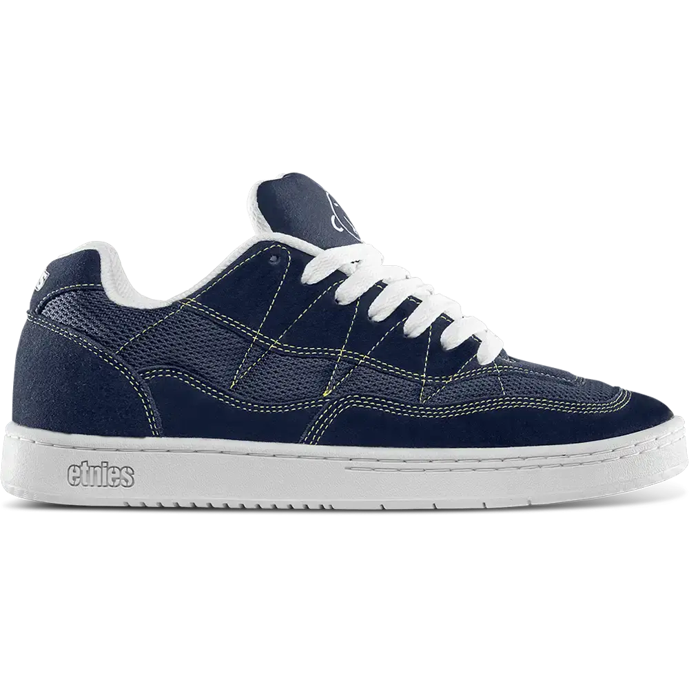 Etnies Men's Snake Navy/White/Yellow Shoes