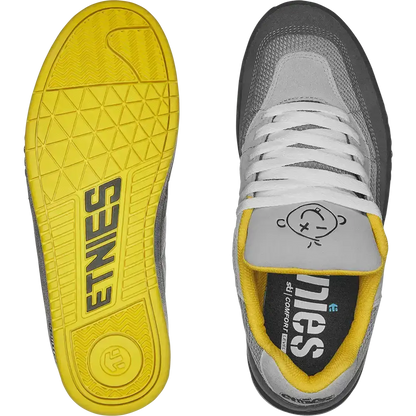Etnies Men's Snake Grey/Grey/Yellow Shoes