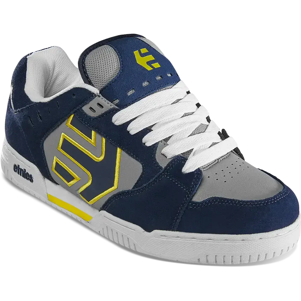 Etnies Men's Faze Navy/Grey/Yellow Shoes