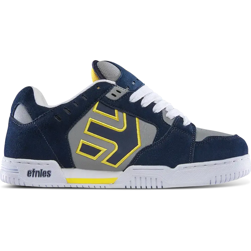 Etnies Men's Faze Navy/Grey/Yellow Shoes
