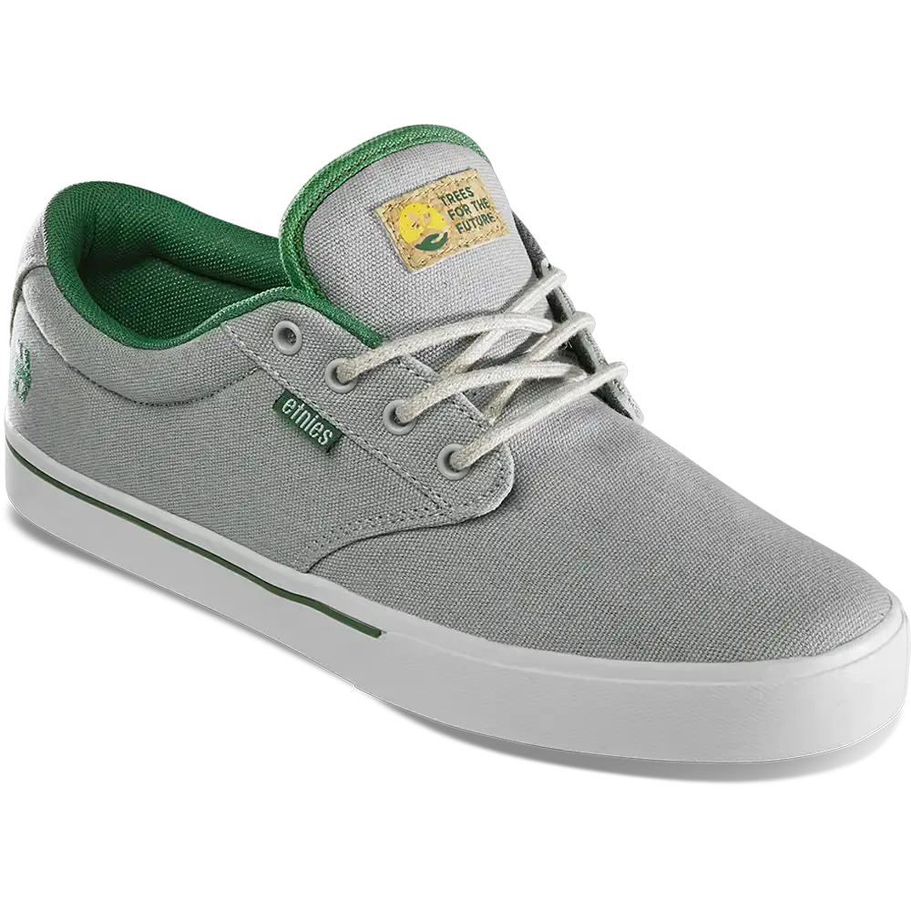 Etnies Men's Jameson 2 Eco X Tftf Grey/White/Green Shoes