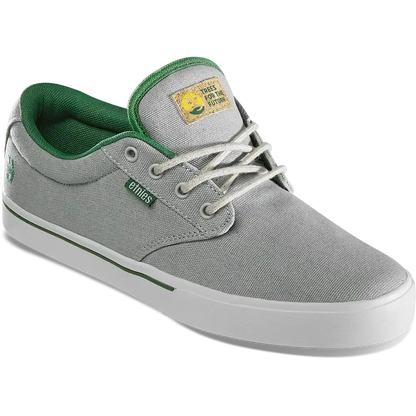 Etnies Men's Jameson 2 Eco X Tftf Grey/White/Green Shoes