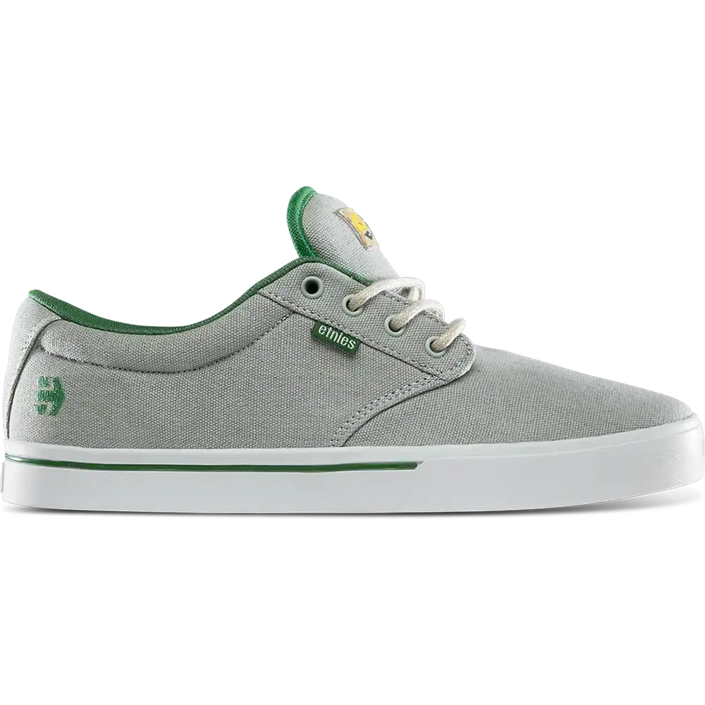Etnies Men's Jameson 2 Eco X Tftf Grey/White/Green Shoes
