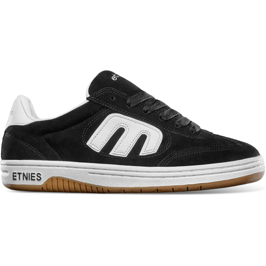 Etnies Mens Locut Black White Gum Shoes