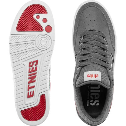 Etnies Men's Loot Grey/Light Grey/Red Shoes