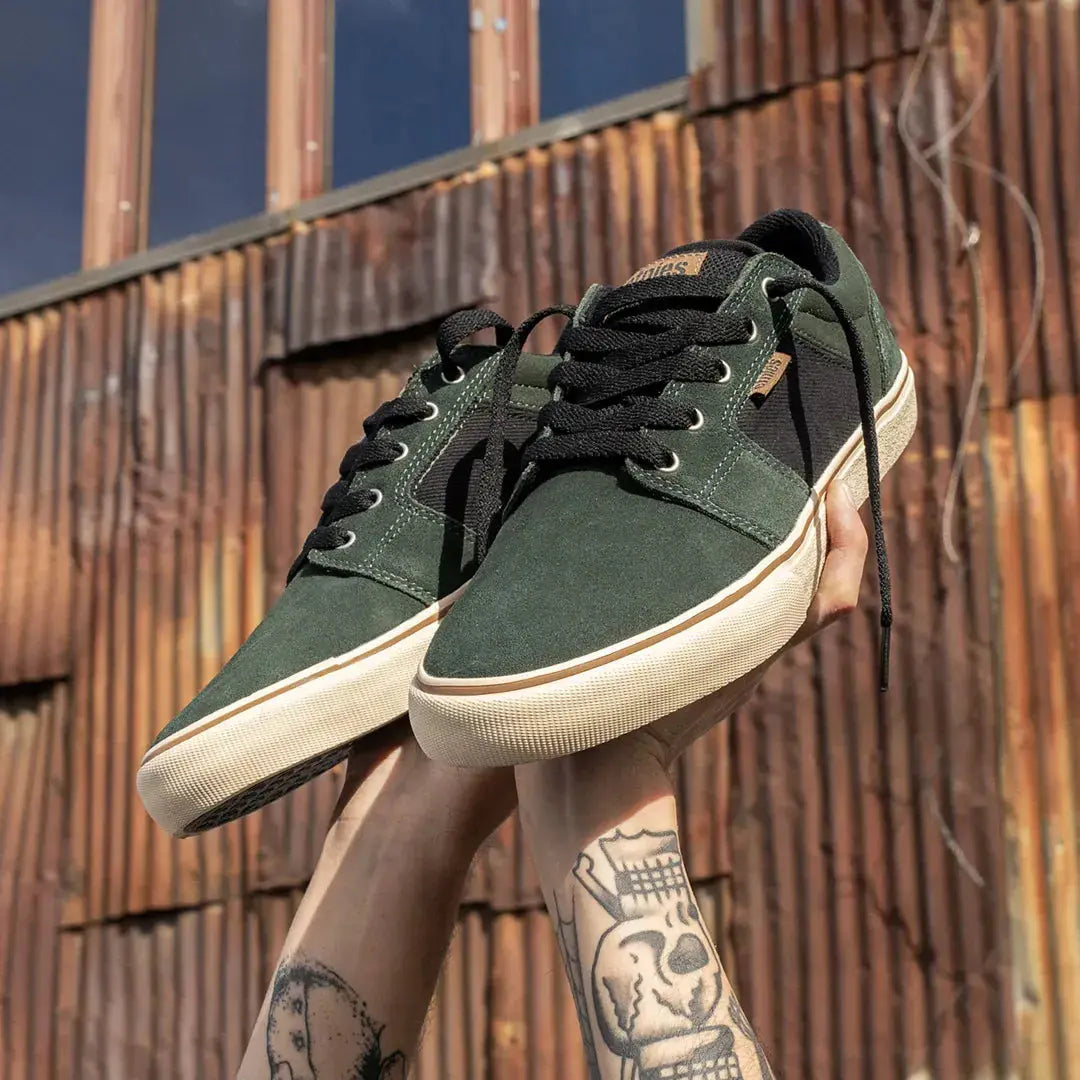 Etnies Men's Barge Ls Green/Gold Shoes