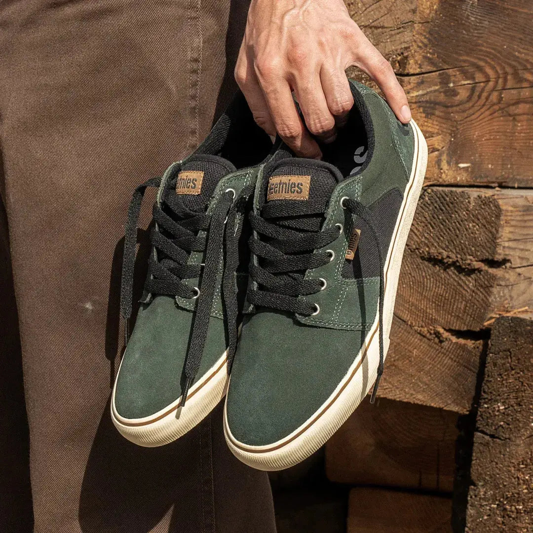 Etnies Men's Barge Ls Green/Gold Shoes