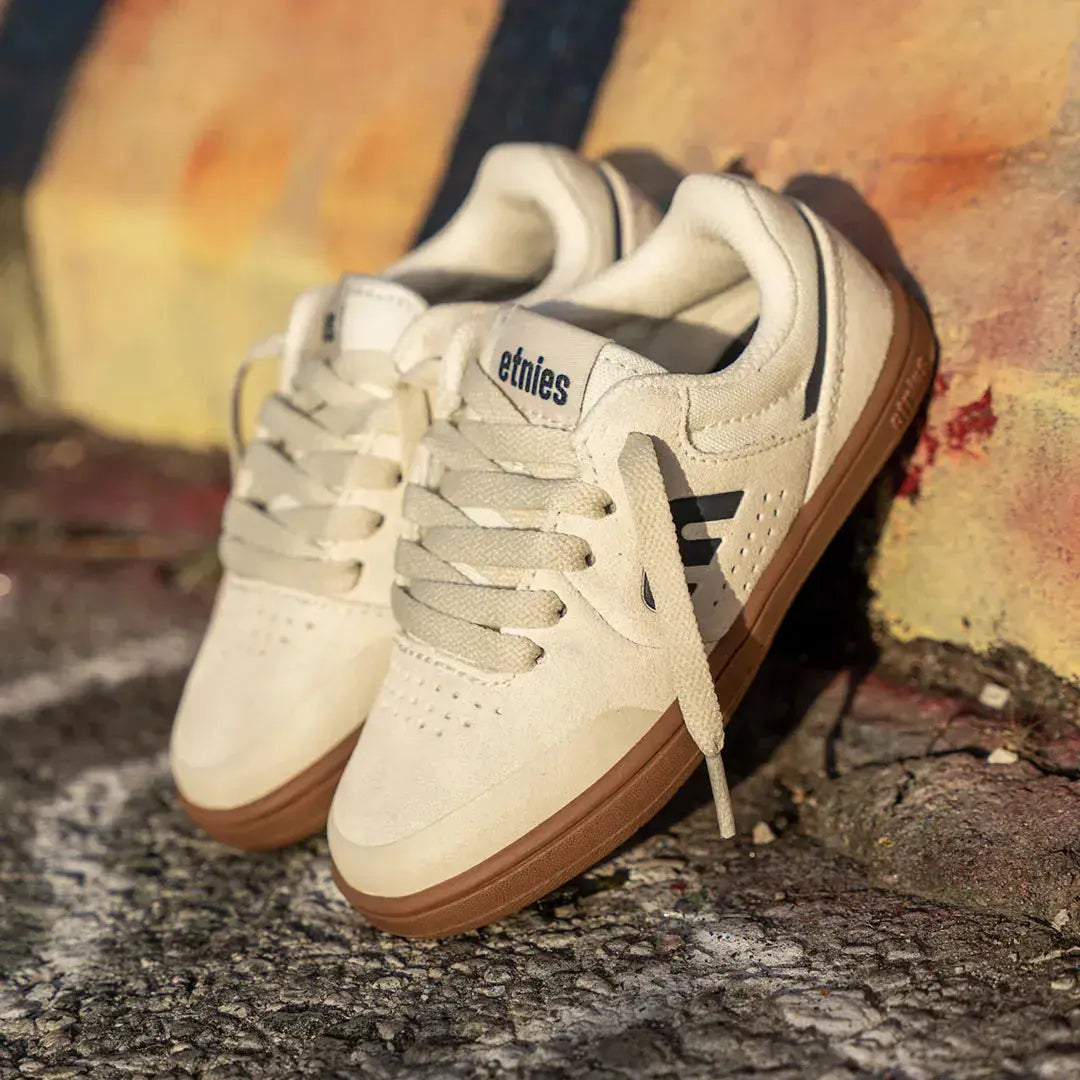 Etnies Boys Boys Marana White/White/Navy Shoes