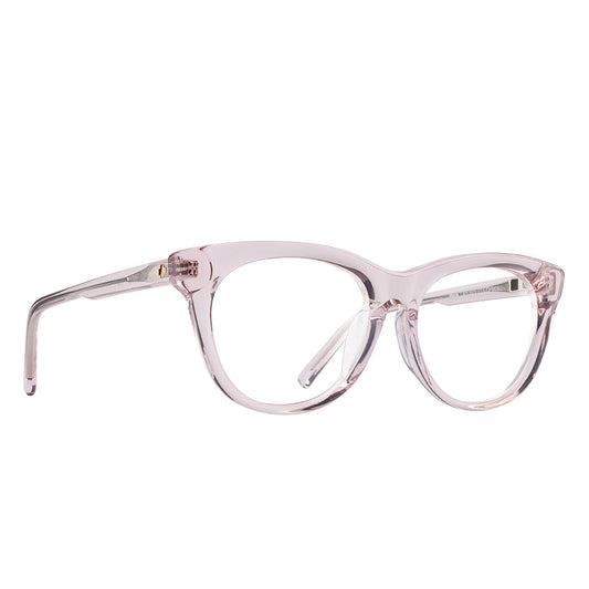 Spy Optics Eyeglass Frames Women's Boundless Optical 53 Soft Translucent Blush Eyeglasses