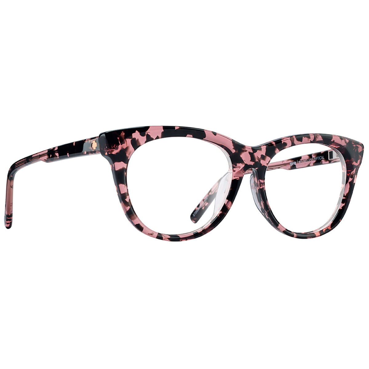 Spy Optics Eyeglass Frames Women's Boundless Optical 55 Gloss Peach Pink Tortoise Eyeglasses