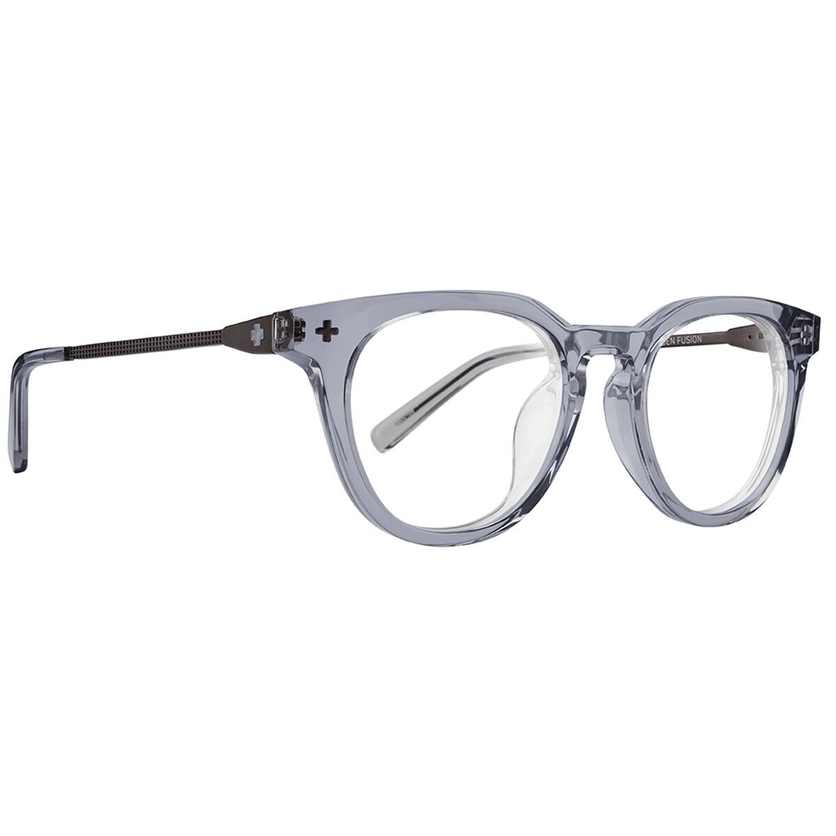 Spy Optics Eyeglass Frames Women's Kaden Fusion 52 Crystal Smoke Matte Dark Gunmetal Eyeglasses