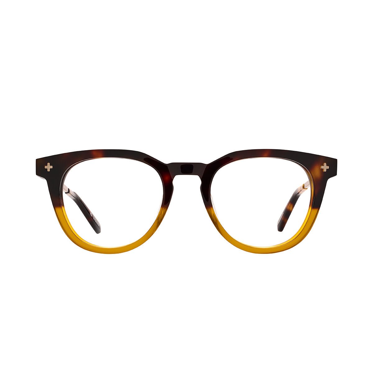 Spy Optics Eyeglass Frames Women's Kaden Fusion 52 Honey Tortoise Fade Brushed Bronze Eyeglasses