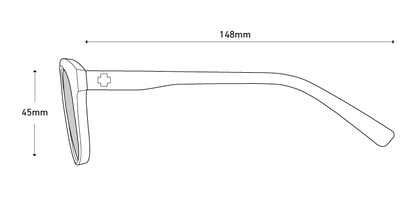 Spy Optics Blue Light Glasses Boundless Screen Matte Crystal Eyeglasses