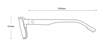 Spy Optics Eyeglass Frames Women's Brody 58 Black Matte Eyeglasses