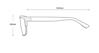 Spy Optics Eyeglass Frames Men's Weston 5050 55 Dark Tortoise Crystal Eyeglasses