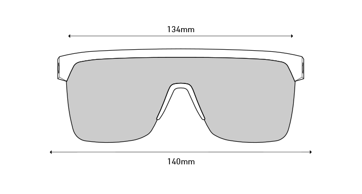 Spy Optics Men's Flynn 5050 Black Soft Matte Sunglasses
