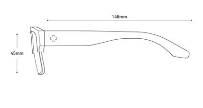 Spy Optics Eyeglass Frames Men's Cyrus 5050 Optical 60 Crystal Smoke Matte Dark Gunmetal Eyeglasses