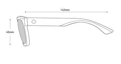 Spy Optics Women's Dessa Black Marble Tortoise Sunglasses