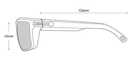 Spy Optics Men's Overhaul Xl Matte Black Sunglasses