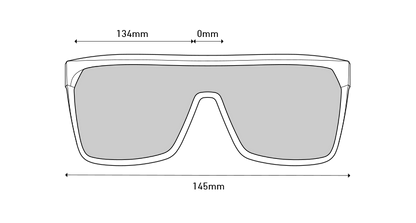 Spy Optics Men's Flynn Soft Black Matte Red Fade Sunglasses