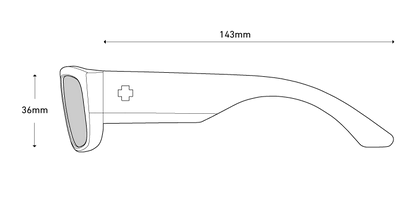 Spy Optics Men's Genre Matte Black Sunglasses