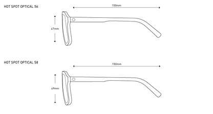 Spy Optics Eyeglass Frames Women's Hot Spot Optical 56 Translucent Honey Eyeglasses