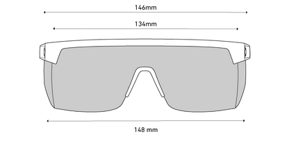 Spy Optics Men's Super Flynn Matte Purple Sunglasses