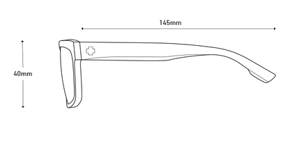 Spy Optics Eyeglass Frames Men's Weston 54 Black Matte Eyeglasses