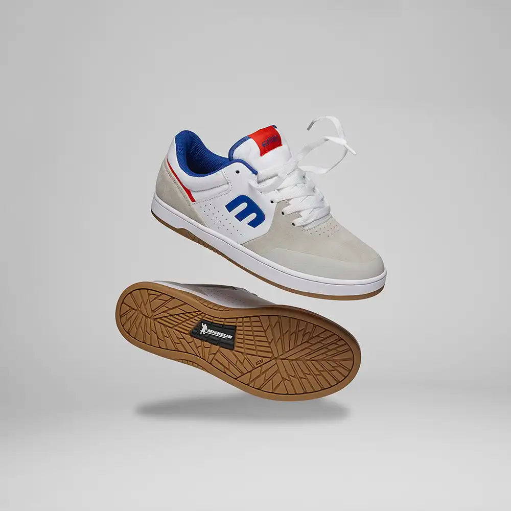 Etnies Mens Marana Michelin White Blue Red Shoes