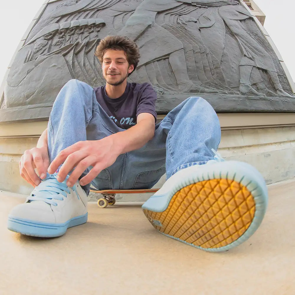 Etnies Mens Sal 23 White Blue Shoes