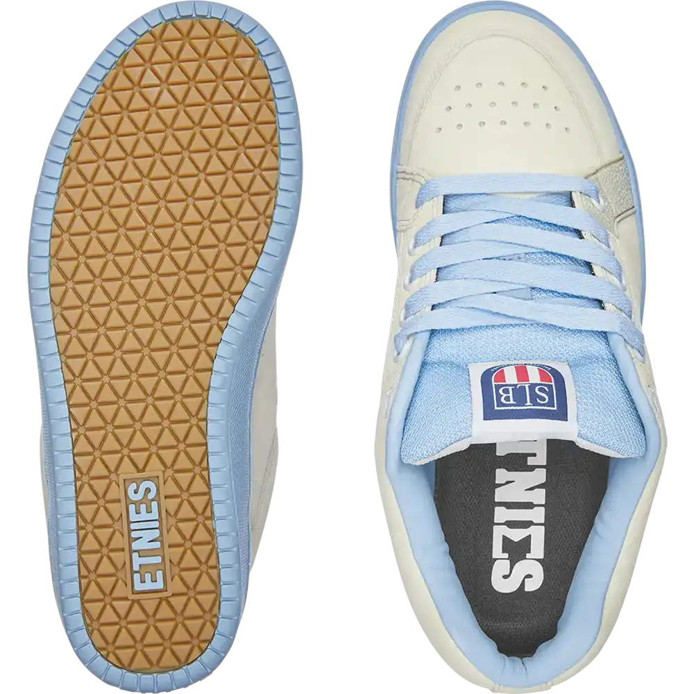 Etnies Mens Sal 23 White Blue Shoes