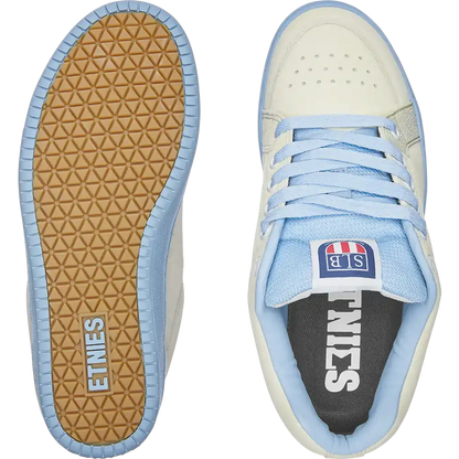 Etnies Mens Sal 23 White Blue Shoes