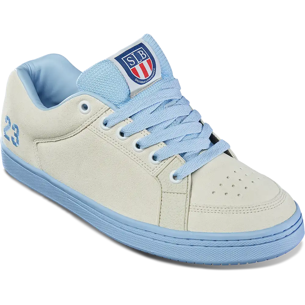 Etnies Mens Sal 23 White Blue Shoes