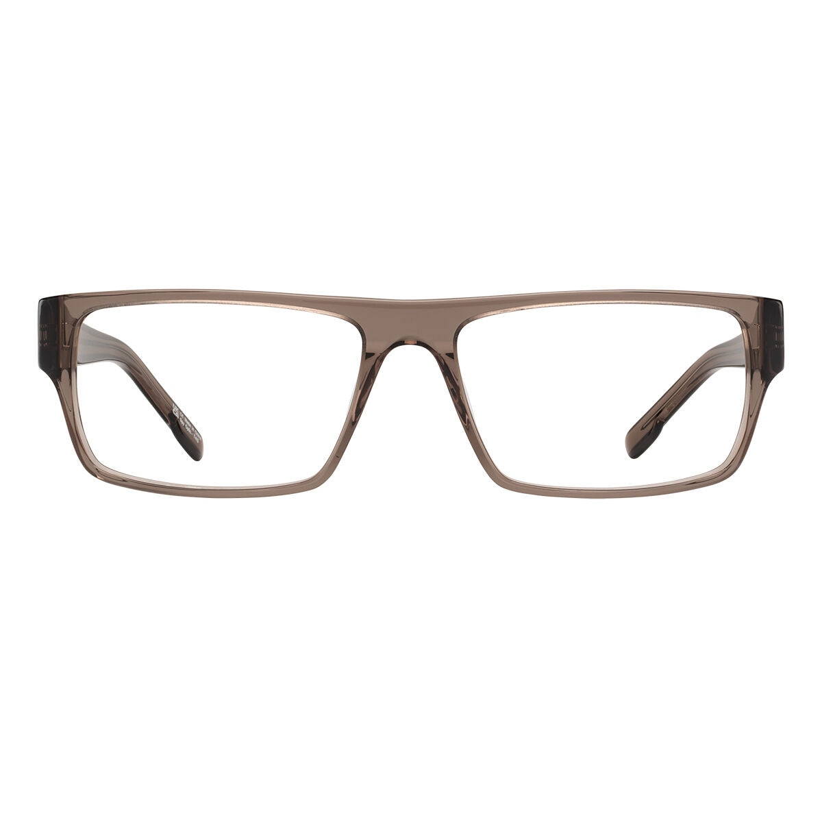 Spy Optics Eyeglass Frames Women's Vaughn 56 Translucent Brown Eyeglasses