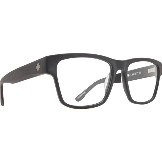 Spy Optics Eyeglass Frames Men's Weston 54 Matte Black Trans Sepia Eyeglasses