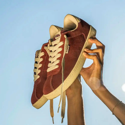 Etnies Men's Scam Burgundy/Tan Shoes
