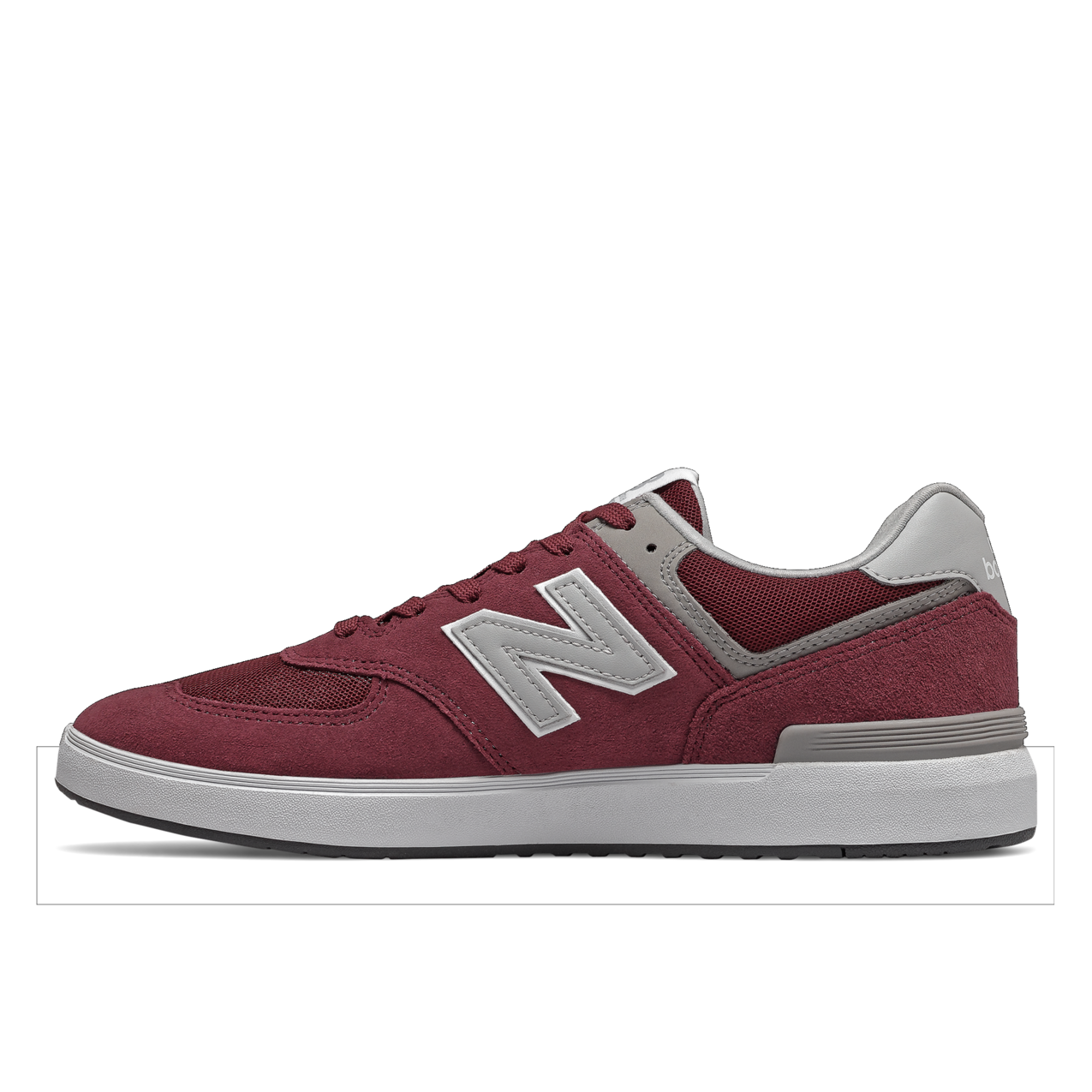 New Balance Numeric Men's All Coasts Am574 Burgundy Grey Shoes